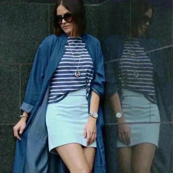 H&M - Denim coat - NEW! Trendy denim - Picture 10 of 10